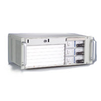 4U 6-Slot CompactPCI<sup>®</sup> Enclosure with cPCI Power Supply and Removable HDD Bay (Non-CT Bus)