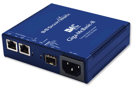 3 Port Gigabit Mbps Copper to Fiber Media Converters