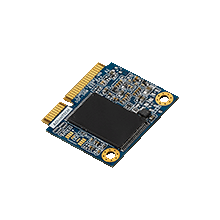 Half-Size mSATA disks are the ultra compact choice in embedded storage designs, while offering a wide variety of the hard drives and solid state drives (SSDs) for compact devices.  These solutions offer high transfer rates, shock resistance, anti-vibration and low power consumption.