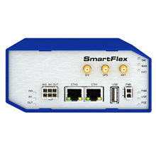 SmartFlex 3-Port Enhanced LTE Router/Gateway with USB,2I/O,SD,2SIM